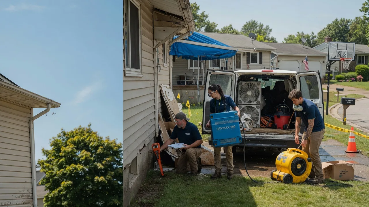 Ceiling Leak Cleanup in De Soto, IL near me