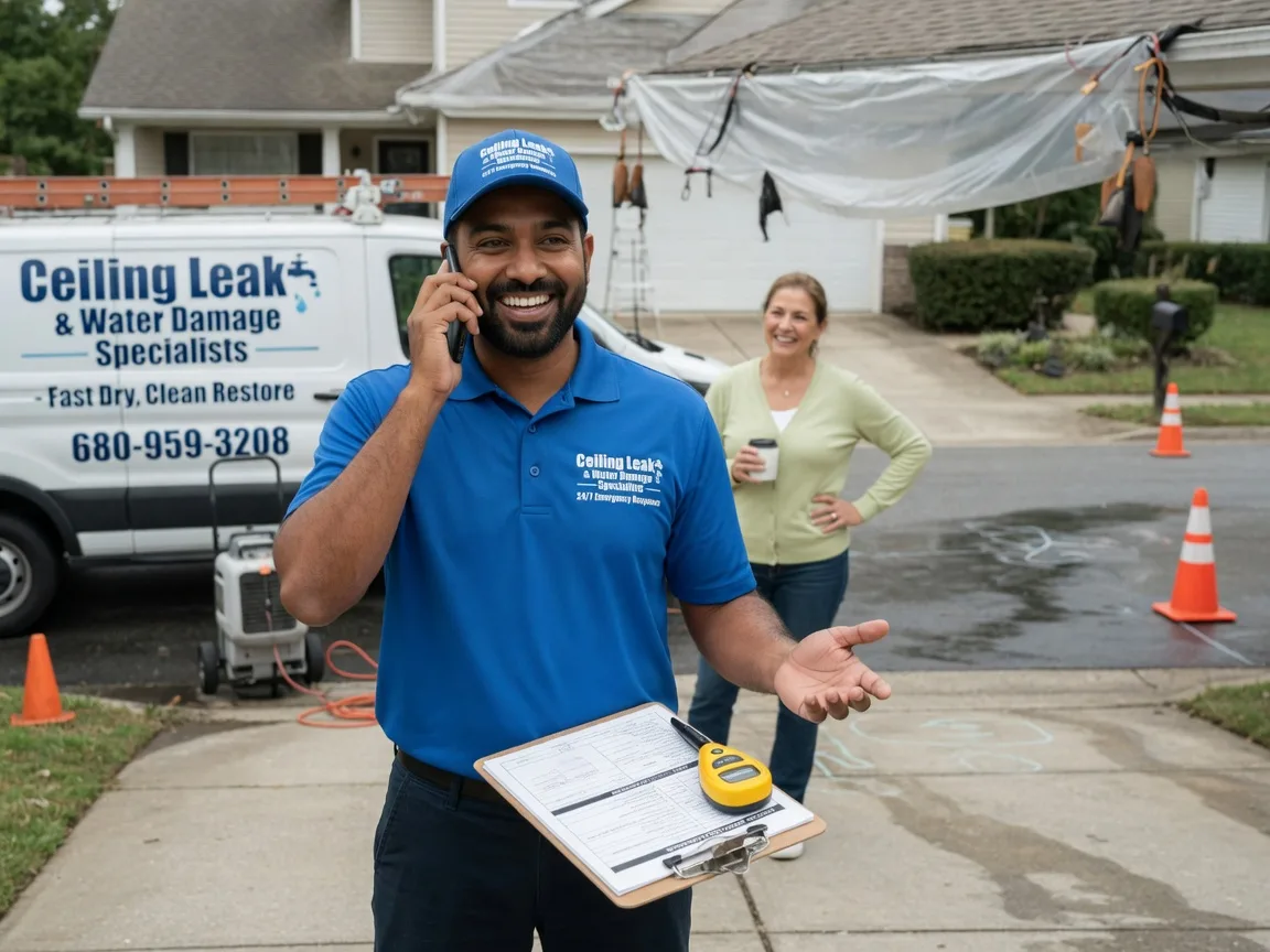 Ceiling Leak Cleanup De Soto, IL FAQs